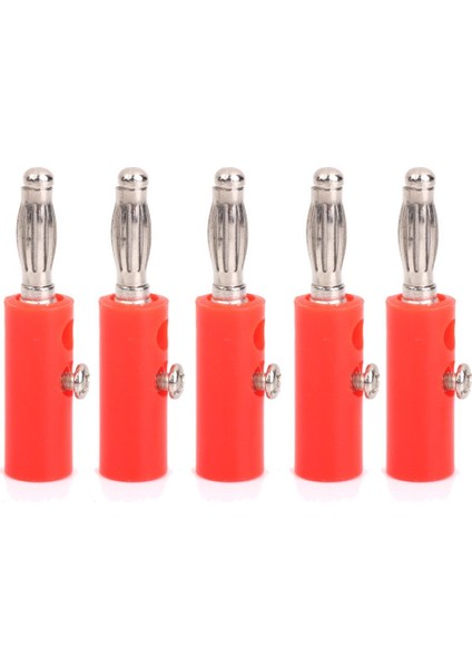 4mm Yalıtımlı Muz Fişleri Konektörler Jack Yeni 10PCS Kırmızı + Siyah (Yurt Dışından) indirimleri