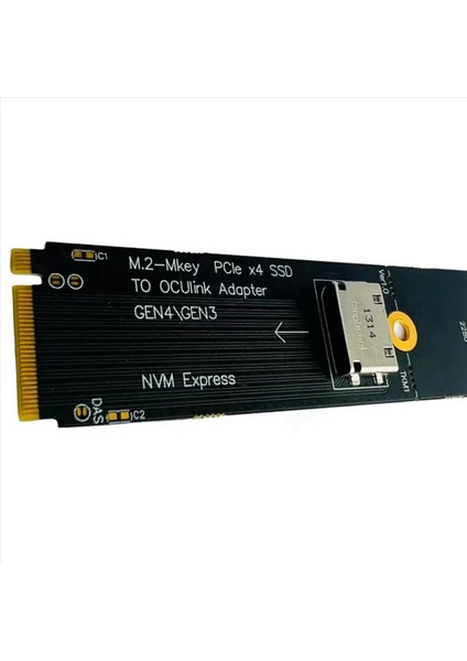 2x M 2 M-Key Pcıe X4 Ssd-U 2 Oculink SFF-8612 2 5 Inç Nvme U 2 (Sff 8639) Için Gen4/gen3 SSD Pcı-E Yükseltici Kartı (Yurt Dışından) modelleri