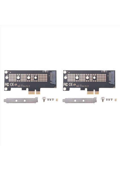 2x Nvme Pcıe M 2 Ngff SSD - Pcıe X1 Adaptör Kartı Pcıe X1 Ila M 2 Kart Desteği 2230 2242 2260 2280 Boyut Nvme M 2 SSD (Yurt Dışından)