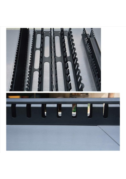 6x 1u Kablo Yönetimi Yatay Montaj 19 Inç Sunucu Rafı 12 Yuvalı Metal Parmak Kanalı Teli Organizatör Kapak (Yurt Dışından) modelleri