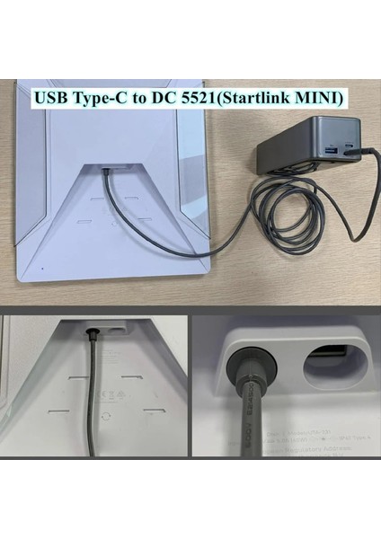 Starlink Space-X Mini Usbc-D Kablo Su Geçirmez Aşırı Yük Kravalı Kısa Devre Koruma Spx Mini-C-Dc Kablosu B (Yurt Dışından) indirimleri
