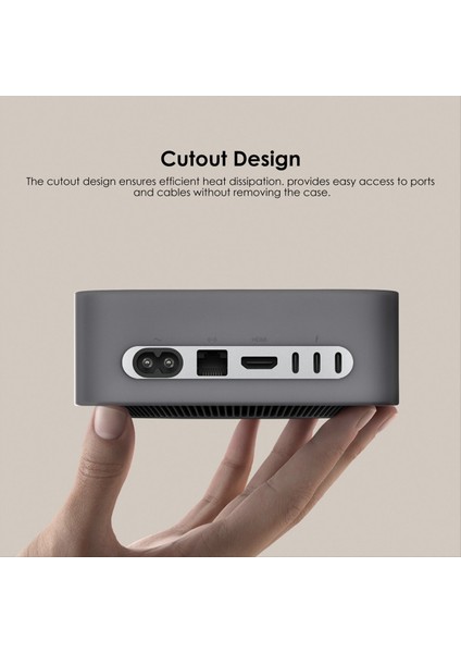 Apple Mac Mini M4/m4 Pro Fall Anti-Fall Silikon Silikon Için Koruyucu Kapak Kılıfı Mac M4/m4 Pro Aksesuarları B Için Koruyucu Kılıf (Yurt Dışından) fırsatları