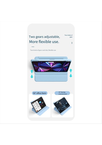 360 ° Dönen Tablet Kılıfı Ipad Için Acrililik Anti-Bend Koruyucu Kılıf 12 9 Inç (2018/2020/2021/2022) Koruyucu Kılıf (Yurt Dışından) modelleri