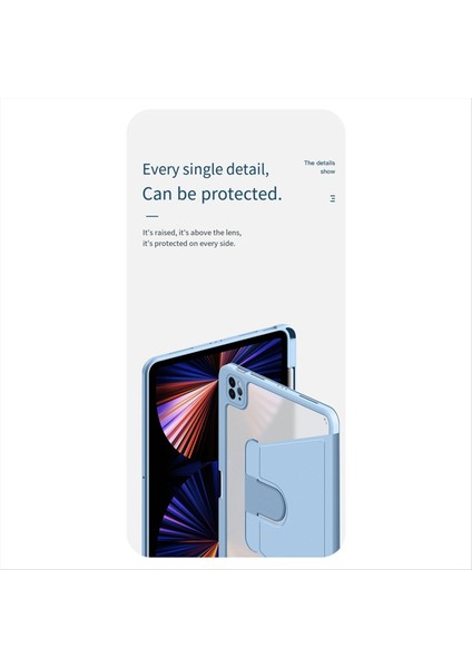 360 ° Dönen Tablet Kılıfı Ipad Için Acrililik Anti-Bend Koruyucu Kılıf 12 9 Inç (2018/2020/2021/2022) Koruyucu Kılıf (Yurt Dışından) fırsatları