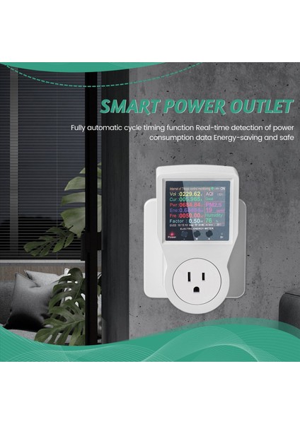 Tuya Wifi Akıllı Soket 16A Dijital Wattmetre Voltmetre Güç Ölçer Elektrik Tüketimi Kwh Enerji Ölçer Abd Fişi (Yurt Dışından) indirimleri