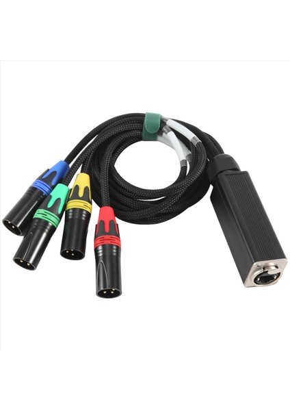 Xlr 4 Kanallı 3 Pimli Çoklu Ağ Aşaması ve Stüdyo Bağlantısı Xlr Erkek ve Dişi Kablo Aşaması Audio RJ45 (NE8F-S4M) (Yurt Dışından) indirimleri