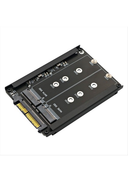 2 Inç 1 M 2 Nvme SSD ve B Key/b&amp M Key SSD - Sff -8639 U 2 - Çerçeve Braketi ile - Msata Ssd&#39 Yi 7mm 2 5in Sata Drive Olarak Tutun (Yurt Dışından)
