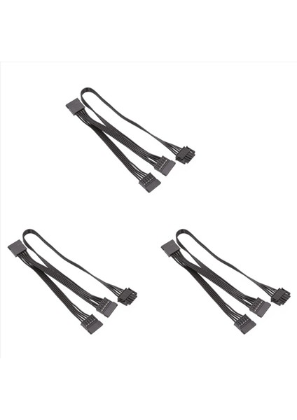 Enermax Modüler Psu Için 3x 5pin Ila 3 Port Sata Periferik Güç Kaynağı Kablosu (Yurt Dışından)