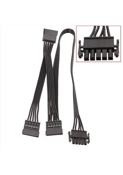 Enermax Modüler Psu Için 3x 5pin Ila 3 Port Sata Periferik Güç Kaynağı Kablosu (Yurt Dışından) indirimleri
