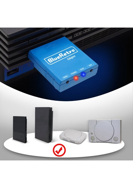 Psx Ps1 Ps2 Için Blueretro Kablosuz Oyun Denetleyicisi Adaptörü - Ipega 9076 Ps4 Ps5 Ns Anahtar Oyunu Contorller D (Yurt Dışından) modelleri