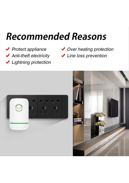 4pcs Güç Tasarrufu Enerji Tasarrufu Sağlayıcı Elektrik Tasarrufu Kutusu Ev Ofis Piyasası Cihazı Elektrikli Akıllı Abd Fişi (Yurt Dışından) modelleri