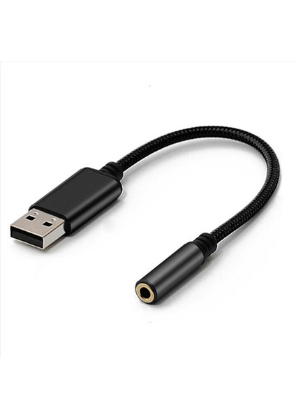 2x USB Ila 3 5 mm Kulaklık Jakı Ses Bağdaştırıcısı Ps4 Için Pc Dizüstü Bilgisayar Için Harici Stereo Ses Kartı (0 6 Feet Siyah) (Yurt Dışından) fiyatları