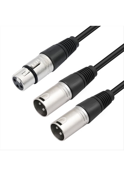 30CM 3 Pin Xlr Dişi Çift Erkek Y Ayırıcı Kablosu Mikrofon Ayırıcı Kablosu Ses Adaptörü (Yurt Dışından) fiyatları