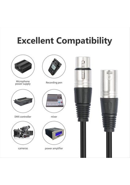 30CM 3 Pin Xlr Dişi Çift Erkek Y Ayırıcı Kablosu Mikrofon Ayırıcı Kablosu Ses Adaptörü (Yurt Dışından) fırsatları