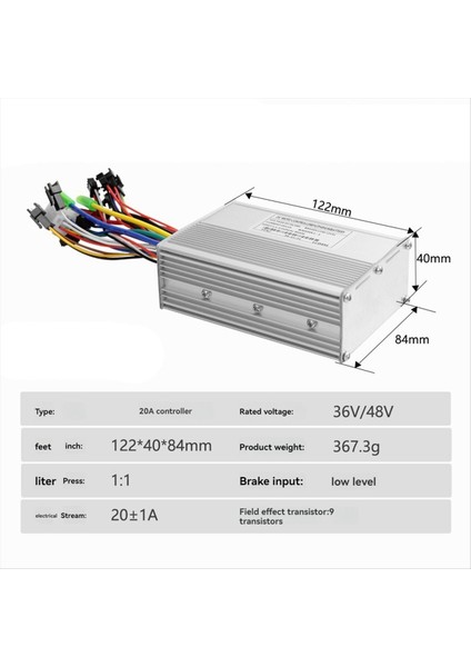 Ebike 3 Mod 36V 48V 20A Sinewave Denetleyicisi 350W/500W Motor Elektrik Scooter Parçaları Için 9 Tüp Ebike Denetleyici (Yurt Dışından) modelleri