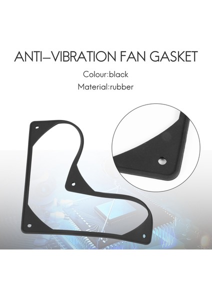 10PCS 140MM Anti-Vibrasyon Silikon Fan Contası Gürültü Pc Bilgisayar Kılıfı Fan Için Conta Pedi Azaltma (Yurt Dışından) indirimleri