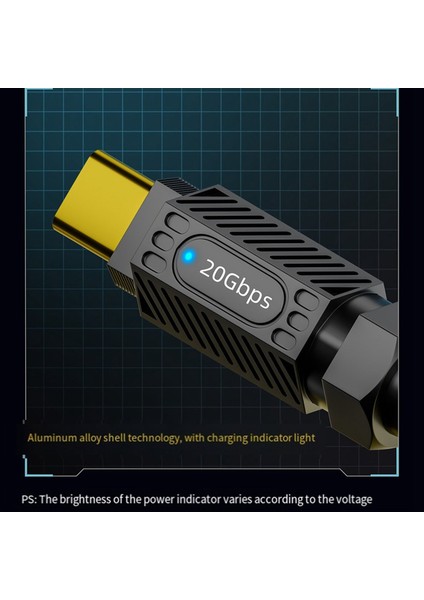 Pd 140W Ekleme Hızlı Şarj Veri Kablosu 20GBPS 8k Hd C - C Yay Kablosu Tip C Ölçeklenebilir Genişletici Kablosu (Yurt Dışından) fırsatları