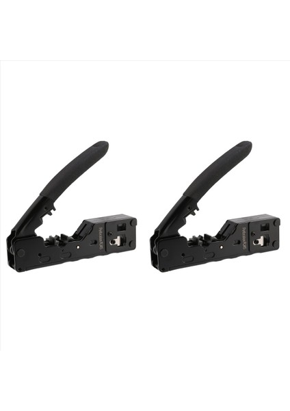 2x Cat5 Cat6 Cat7 RJ45 RJ12 RJ11 Ağ Konektörleri Için Crimper&#39 Den Geçiyor Modüler Fişler Ethernet Kabloları Ez Kesme Aracı (Yurt Dışından) fiyatları