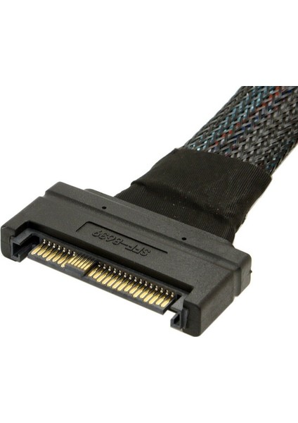 U2 SFF-8639 Nvme Pcıe SSD Kablo Erkek-Kadın Uzatma Kablosu 50CM Mini Sas 68PIN Sunucu Güç Kablosu 750 U 2 SSD (Yurt Dışından) fırsatları