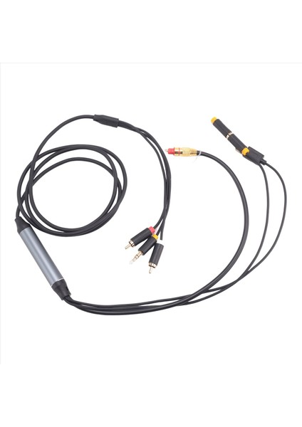 Hdtv DVD Kulaklık Için Dijitalden Analog Ses Dönüşüm Kablosu 2rca+3 5mm Jack Stereo Ses Kablosu (4 9feet) (Yurt Dışından)