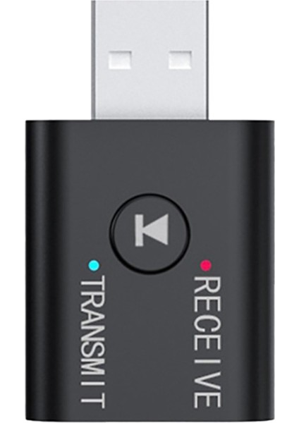 Taşınabilir Bluetooth 5 0 Verici Alıcı 3 5mm Aux USB Mini 2 Arada 1 Kablosuz Stereo USB Ses Adaptörü (Yurt Dışından)