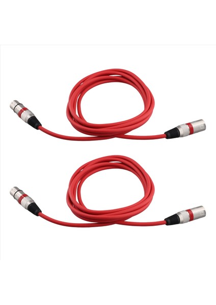 Xlr Erkek - Kadın Ses Kablosu Mikrofon Ses Kartı Mikseri 3 Çekirdek Dengeli Kablo Dmx Aşamalı Aydınlatma Kontrol Kablosu (Yurt Dışından) fiyatları