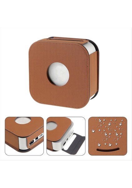 Mac Mini M4/m4 Pro Masaüstü Bilgisayar Cilt Kollu Toz Geçirmez Kapak Şok Dayanıklı Kahverengi (Yurt Dışından) indirimleri