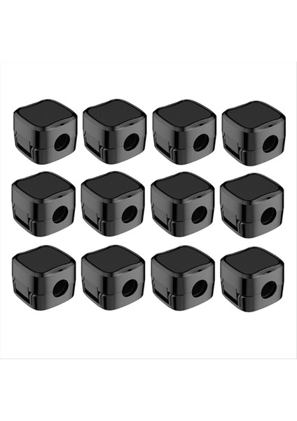 12 Pack Manyetik Kablo Yönetimi Klipleri Telefon Elektrik Şarj Kablosu Tutucu Masaüstü Kablosu Organizatör Siyah (Yurt Dışından) indirimleri