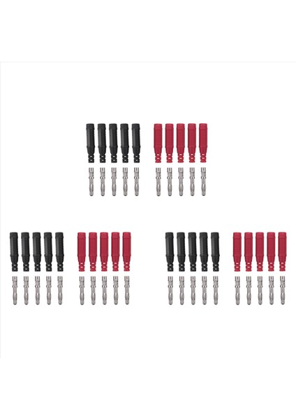 30PCS 4mm Muz Tıkaçları Lehim Diy Muz Fiş Multimetre Test Uçları Için Erkek Konektör Adaptörleri Problar (Yurt Dışından) fiyatları