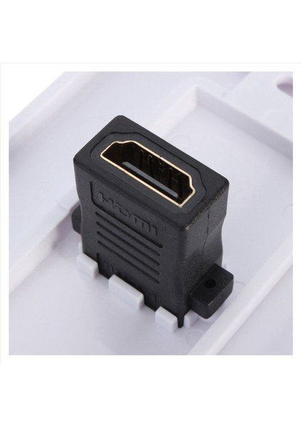 3x Yeni 1 Portlu HDMI Duvar Yüz Plakası Paneli Kapak Kuplör Outlet Extender 3D 1080P Beyaz (Yurt Dışından) indirimleri