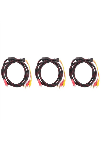 Hdtv Için 3x Us 5ft HDMI Ila 3 Rca Video Av Bileşen Dönüştürücü Adaptör Kablosu (Yurt Dışından) fiyatları