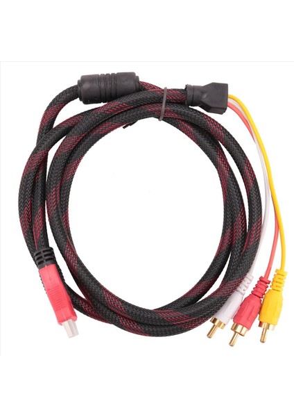 Hdtv Için 3x Us 5ft HDMI Ila 3 Rca Video Av Bileşen Dönüştürücü Adaptör Kablosu (Yurt Dışından) modelleri