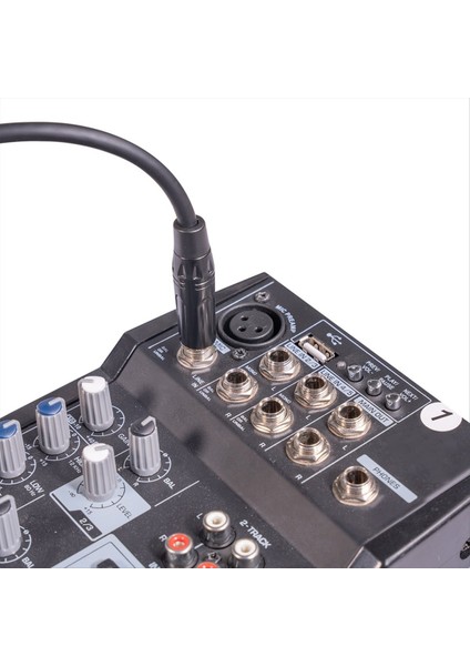1/4 Inç - Xlr Erkek Dengeli Sinyal Bağlantı Kablosu 6 35MM - Xlr Yama Kablosu Mikrofon Dengeli Kablo 500CM (Yurt Dışından)