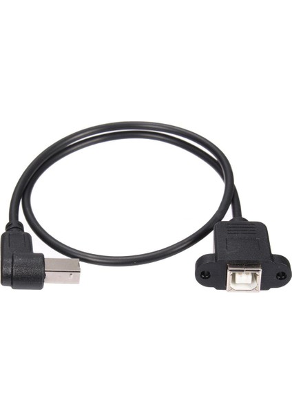 USB 2 0 B Erkek - USB B Kadın Soket Yazıcı Paneli Montaj Uzatma Kablosu 50CM (Yurt Dışından)