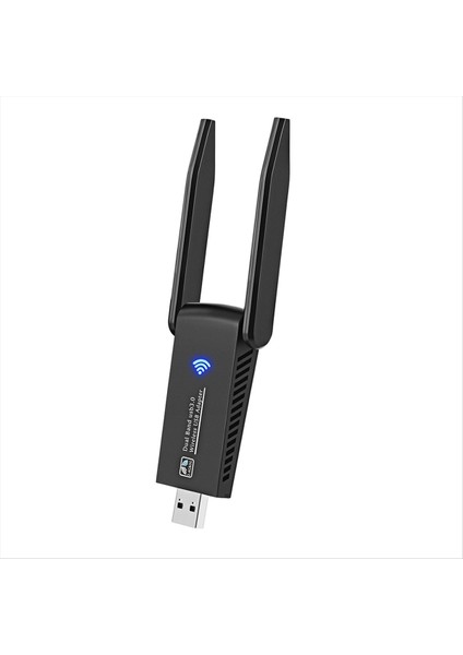 1300 Mbps USB 3 0 Wifi Adaptörü Kablosuz USB Dongle Çift Bant 2 4 Ghz 5 Ghz WIN10/11 Için Çift Antenler ile (Yurt Dışından)