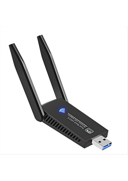 1300 Mbps USB 3 0 Wifi Adaptörü Kablosuz USB Dongle Çift Bant 2 4 Ghz 5 Ghz WIN10/11 Için Çift Antenler ile (Yurt Dışından) fiyatları