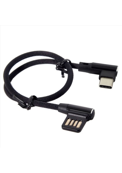 5x Usb-C 3 1 Tip-C Ila Sol Açılı 90 Derece USB 2 0 Veri Kablosu Tablet ve Telefon Için Kollu Veri Kablosu 15CM (Yurt Dışından) fiyatları