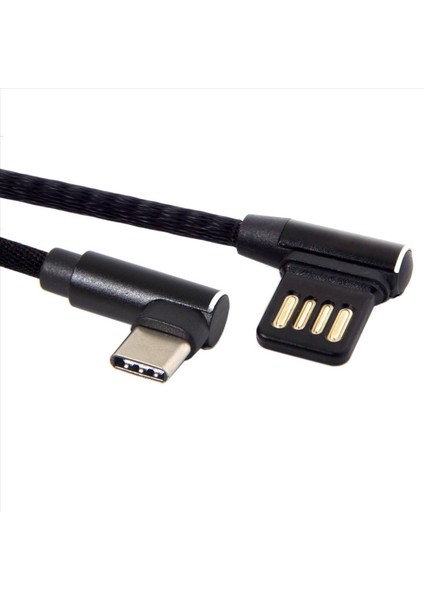 5x Usb-C 3 1 Tip-C Ila Sol Açılı 90 Derece USB 2 0 Veri Kablosu Tablet ve Telefon Için Kollu Veri Kablosu 15CM (Yurt Dışından) indirimleri