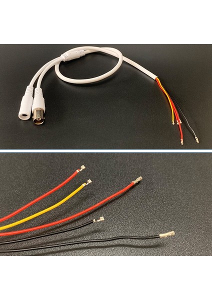 Analog Beş Çekirdekli Kablo Video Güç Kablosu 5 Çekirdekli Su Geçirmez Kablo Bnc Kamera Kafa Işık Lambası Tail Cable (Yurt Dışından) indirimleri
