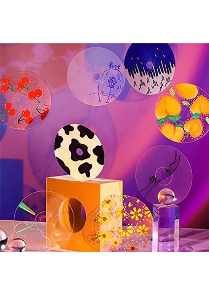 Dekorasyon Için Boş Cd&#39 Ler Için Temiz Cd&#39 Ler Diy Dıy Estetik Duvar CD Oda Dekoru Şeffaf Duvar Cds El Sanatları (30 Pc) (Yurt Dışından) indirimleri