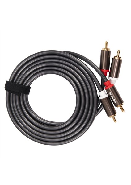 2x Rexlis 2 Rca Ila 2 Rca Erkek - Erkek Hifi Ses Kablosu Ofc Av Hoparlör Tel Tv DVD Amplifikatör Subwoofer Soundbar 1 8m (Yurt Dışından) indirimleri