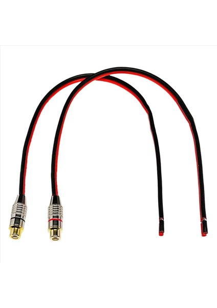 4x Hoparlör Tel 14 Awg Fono Rca Dişi Jak 2 Kanal (Yurt Dışından) fiyatları