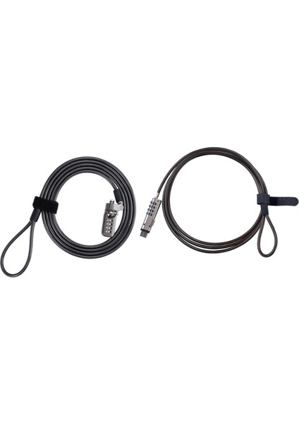 1 Pcs Dizüstü Bilgisayar Dizüstü Bilgisayar Kablo Kilidi 4 Hanlı Şifre Kilidi ve 1 Pcs 4 Dijital Evrensel Kilit USB Dizüstü Bilgisayar Güvenlik Kablosu Kilidi (Yurt Dışından)