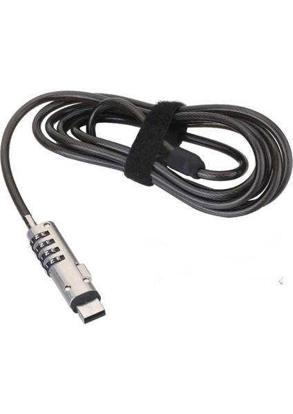 1 Pcs Dizüstü Bilgisayar Dizüstü Bilgisayar Kablo Kilidi 4 Hanlı Şifre Kilidi ve 1 Pcs 4 Dijital Evrensel Kilit USB Dizüstü Bilgisayar Güvenlik Kablosu Kilidi (Yurt Dışından) fiyatları