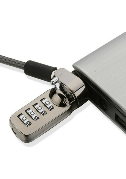 1 Pcs Dizüstü Bilgisayar Dizüstü Bilgisayar Kablo Kilidi 4 Hanlı Şifre Kilidi ve 1 Pcs 4 Dijital Evrensel Kilit USB Dizüstü Bilgisayar Güvenlik Kablosu Kilidi (Yurt Dışından) fırsatları