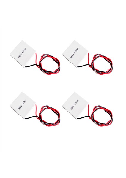 4x TEC1-12705 Termoelektrik Soğutucu Peltier 40X40MM TEC12705 Peltier Elements Modülü Soğutucu Radyatör (Yurt Dışından)