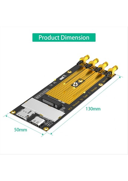 M 2 (M 2) 3g/4g/5g Modülü RM500Q/RM500U/GM800/SIM8200 Modülü Için Nano Yuvalı C/usb 3 0 Adaptörüne Kadar (Yurt Dışından) indirimleri