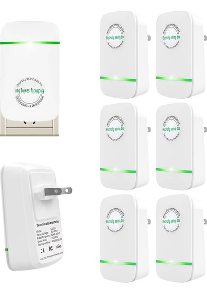 8 Adet Watt Enerji Tasarruf Cihazını Durdurun Ev Ofis Pazarı Için Power Tasarruf Enerji Tasarruf Cihazı Abd Fişi (Yurt Dışından)