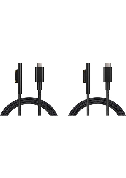 Surface Pro 6/5/4/3 Yüzey Dizüstü Bilgisayar 1 5 M 45W 15V Pd Güç Kaynağı Kablosu (Yurt Dışından)