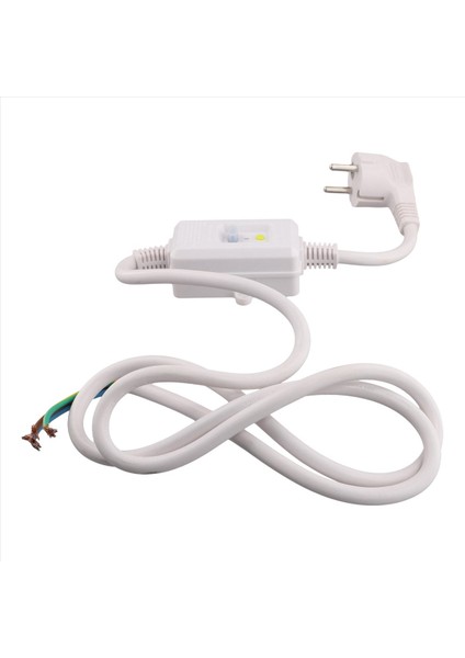 Fı Devre Kesici Soketi Kablo ile Akım Devre Kesici Fişi Kişisel Koruma Adaptörü Ab Tıkacı Beyaz (Yurt Dışından) fiyatları